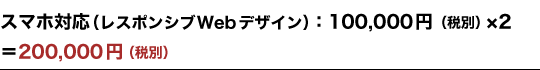 スマホ対応（レスポンシブWebデザイン）